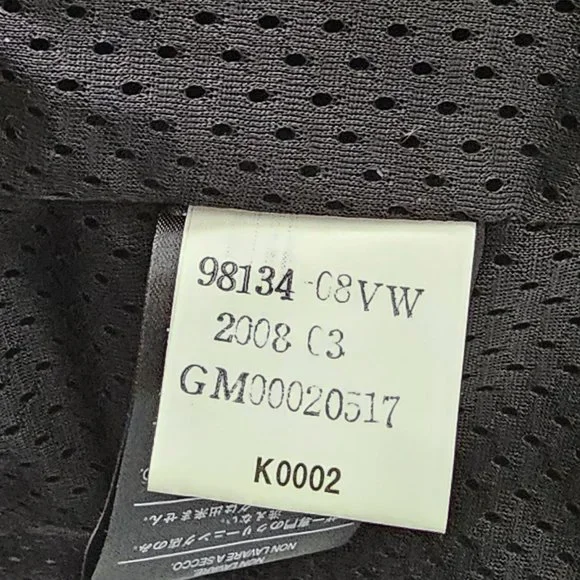 HARLEY DAVIDSON black VEST motorcycle GENUINE LEATHER pockets ZIPPER biker ORANG - Picture 14 of 15